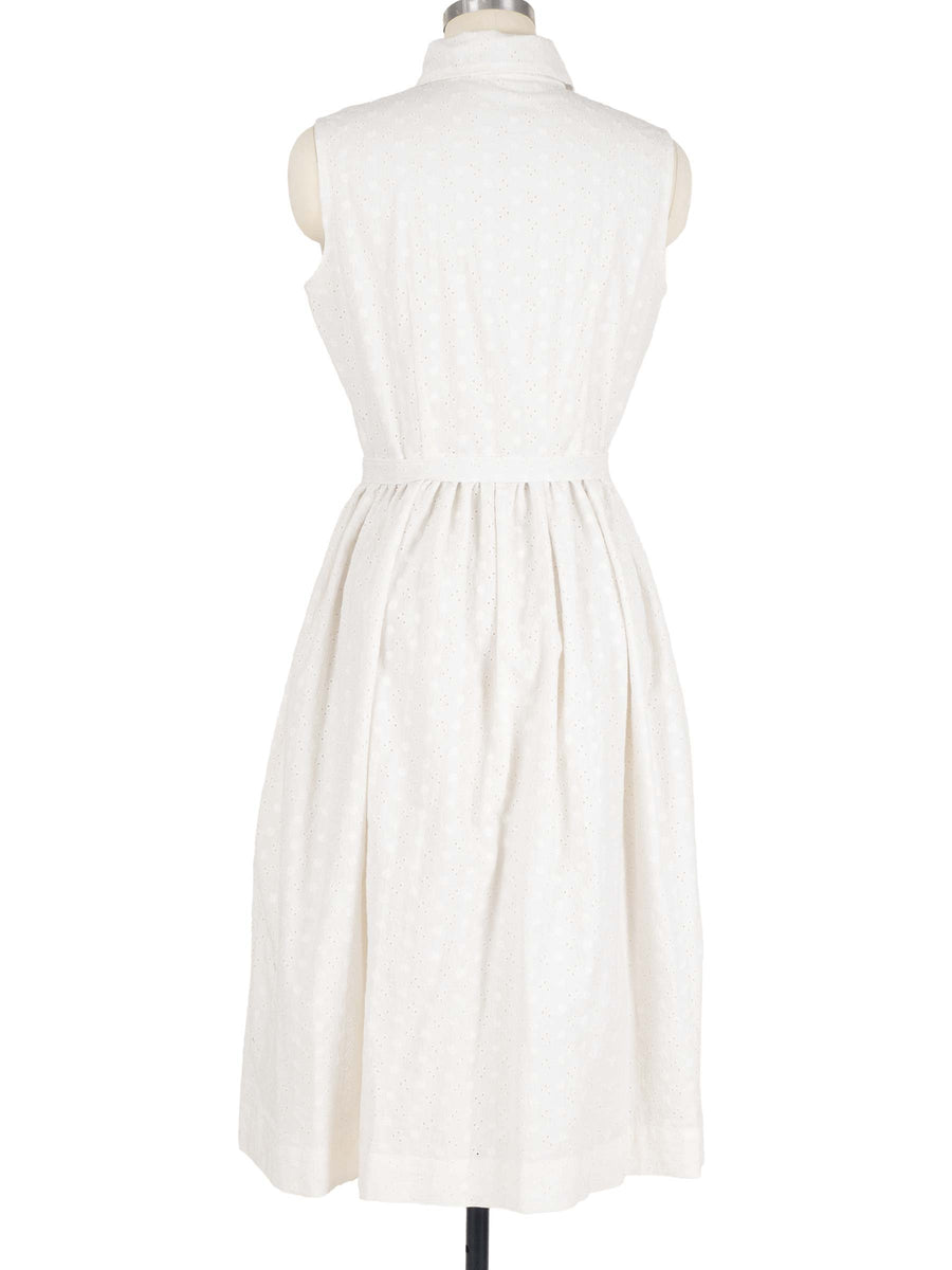 Alice Dress in Cotton Eyelet