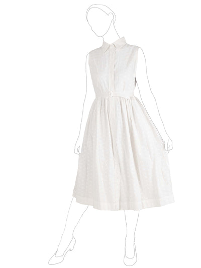 Alice Dress in Cotton Eyelet – 