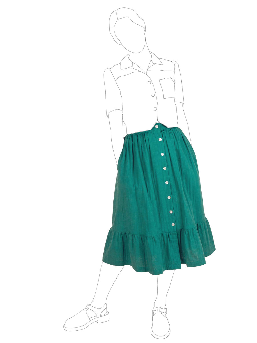 Summer Skirt in Double Gauze
