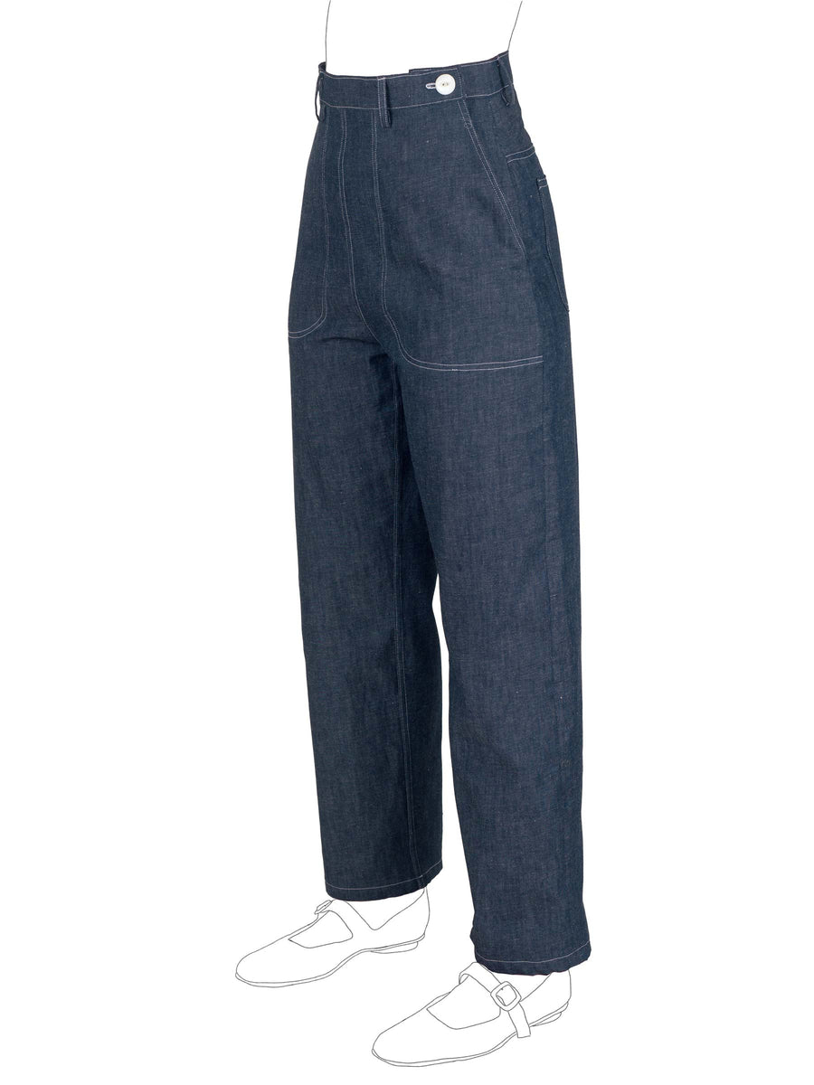 Fifties Jeans in Linen Denim
