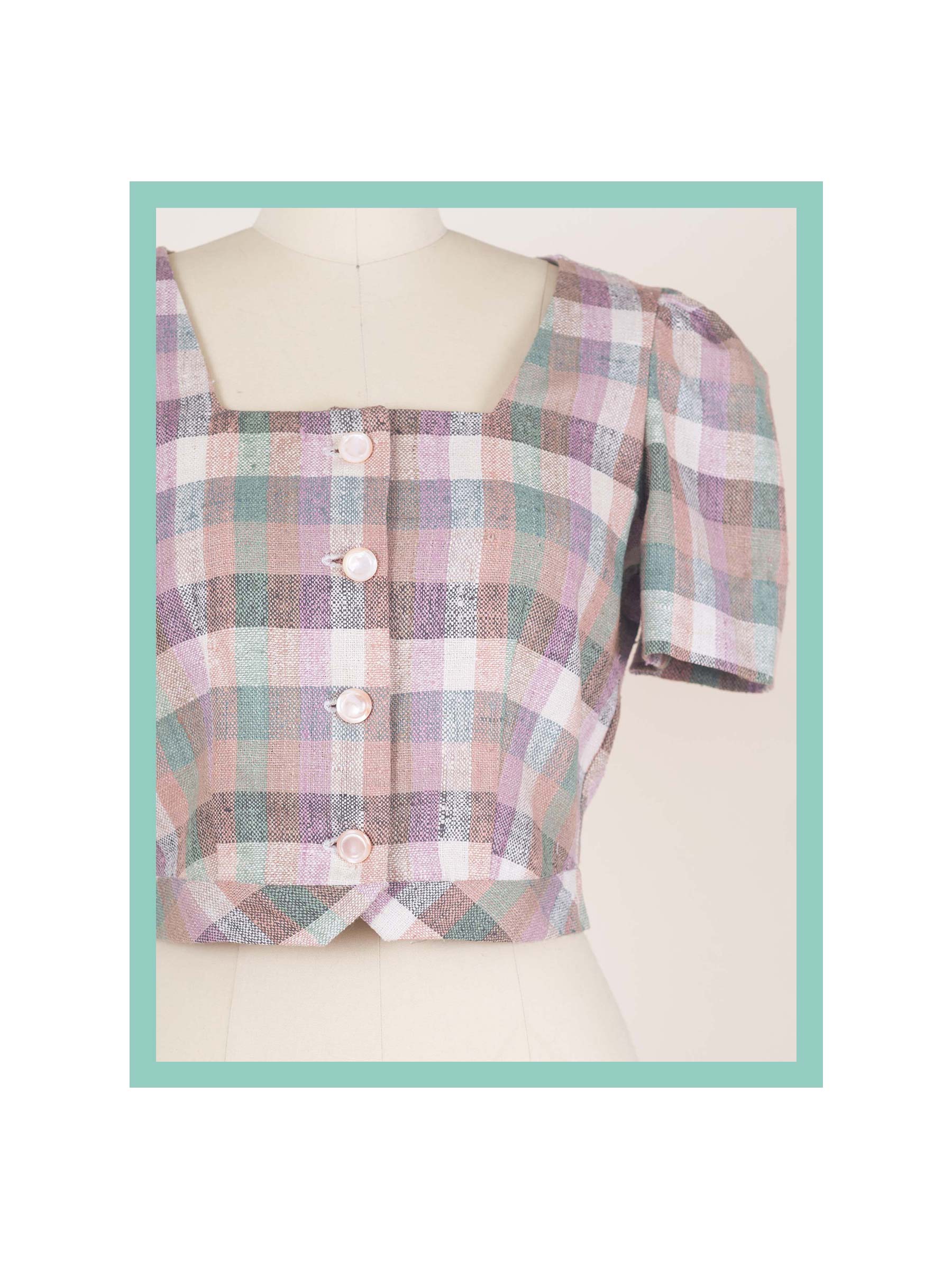 ★JOORTI★ [Set] Rose Tweed Blouse + Rose Tweed Pants Blosso Blossom Bliss Oversized Tweed Blouse - Rose Red & Light Pink