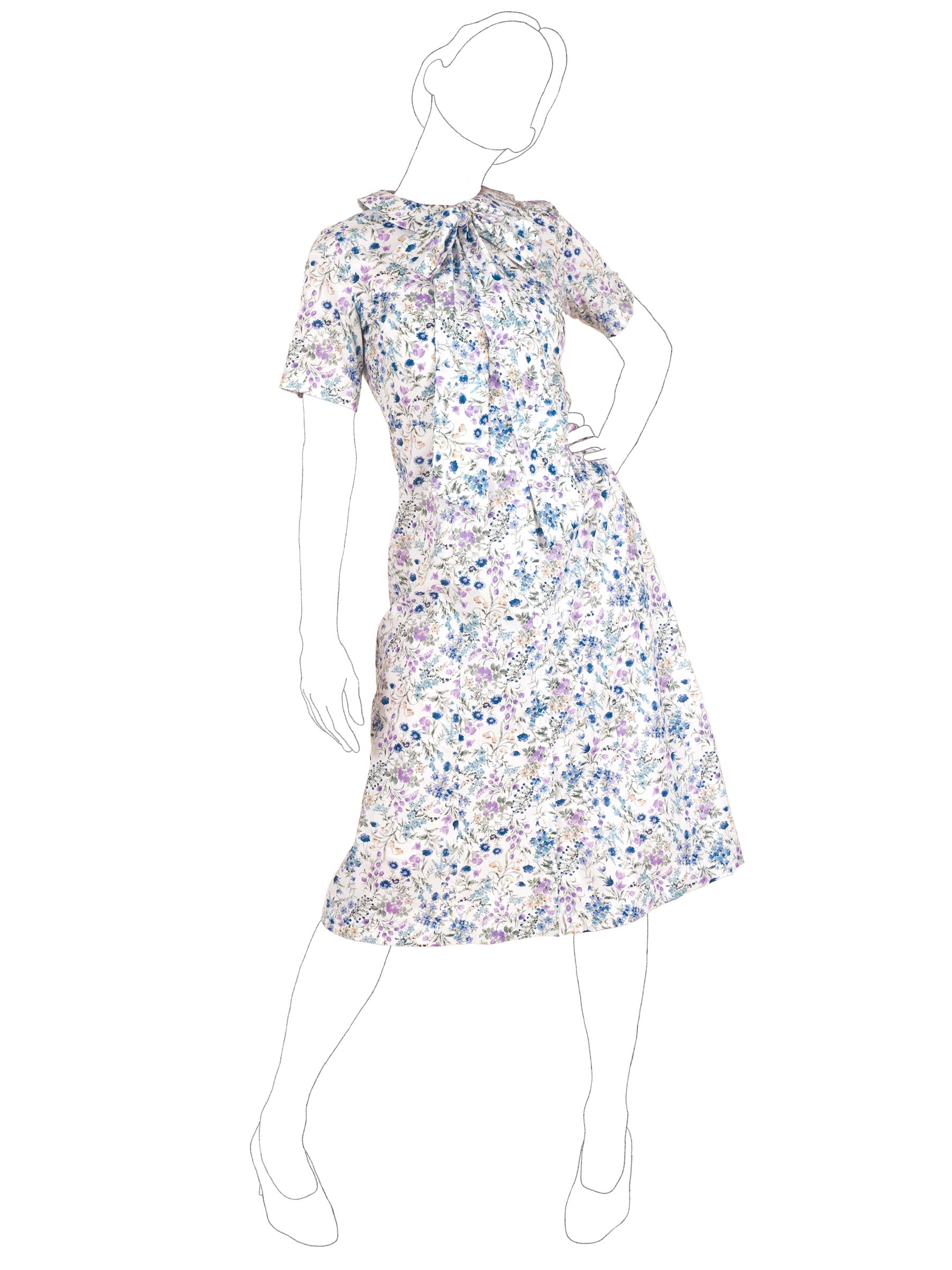 white christmas dresses Joie Midi Dress - Purple Linen Cotton main image 0